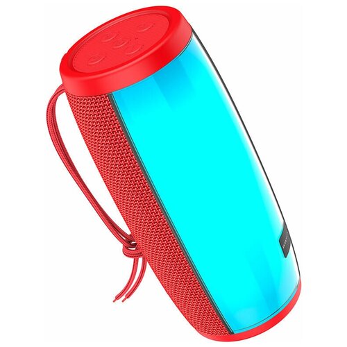 Колонка с подсветкой блютуз беспроводная портативная музыкальная AUX TWS Bluetooth FM USB microSD для телефона Айфон и Андроид 310500₽