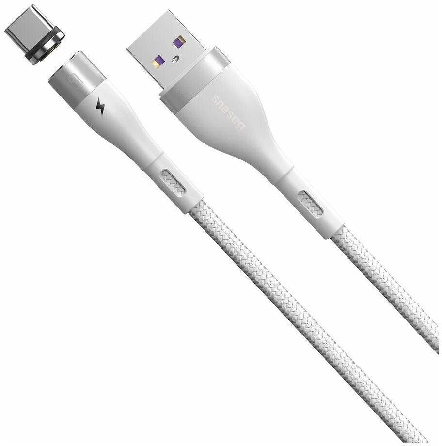 Baseus Кабель Baseus CATXC-N02 USB to Type-C 5A 1м White — фото 1