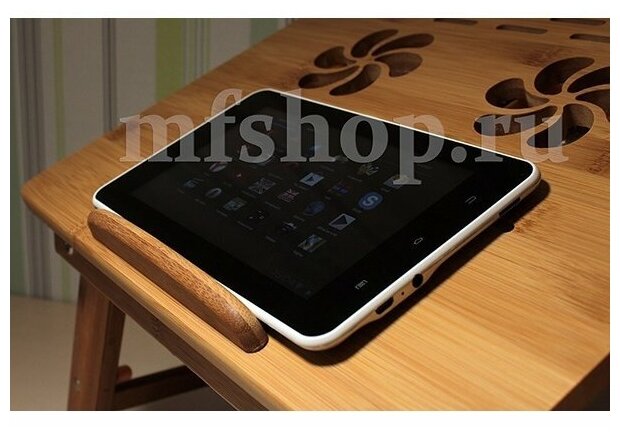 Подставки И Столики Для Ноутбуков Xiaomi Столик SITITEK "Bamboo 2", с охлаждением, для ноутбука, регулировка высоты, бежевый