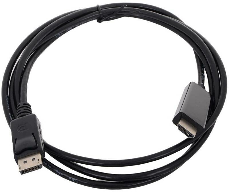 Кабель DisplayPort 10м Cablexpert CC-DP-HDMI-10M круглый черный - фото №7