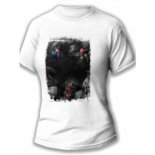 фото Футболка размер 3xs, белый будь на стиле