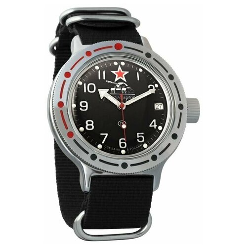 Наручные часы Восток Амфибия, черный наручные часы восток часы восток 2416 420306 браслет бесцветный серебряный