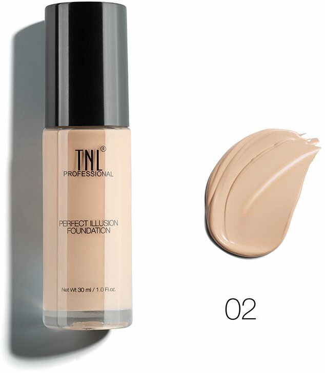 TNL тональное средство PERFECT ILLUSION FOUNDATION №02