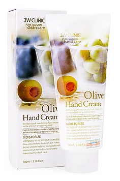 3W Clinic (Olive Hand Cream) Крем для рук олива, мягкость и увлажнение 100 ml