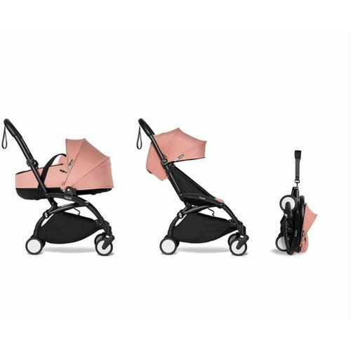 Коляска 2 в 1 BABYZEN YOYO2 Bassinet Black Ginger коляска 2 в 1 babyzen бэбизен yoyo2 bassinet ginger рама белая