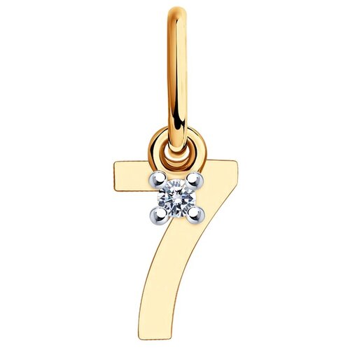 фото Diamant подвеска из золота с фианитом 51-130-01090-1