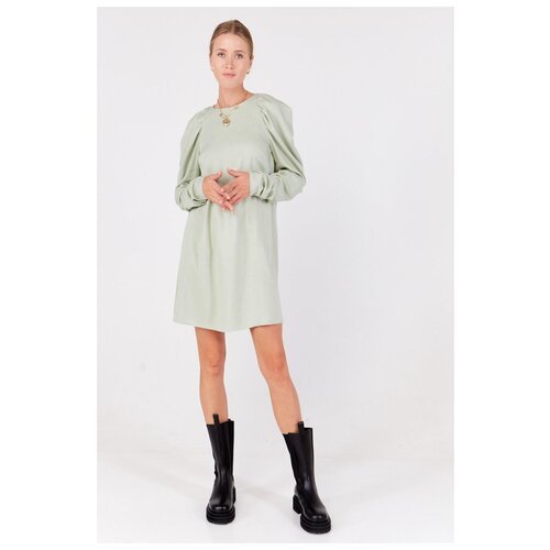 Платье женское MINAKU: Green trend цвет зелёный, р-р 46 5264011 .