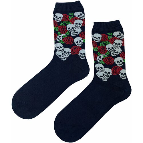 фото Носки размер 36;37;38;39;40;41;42, синий, серый country socks