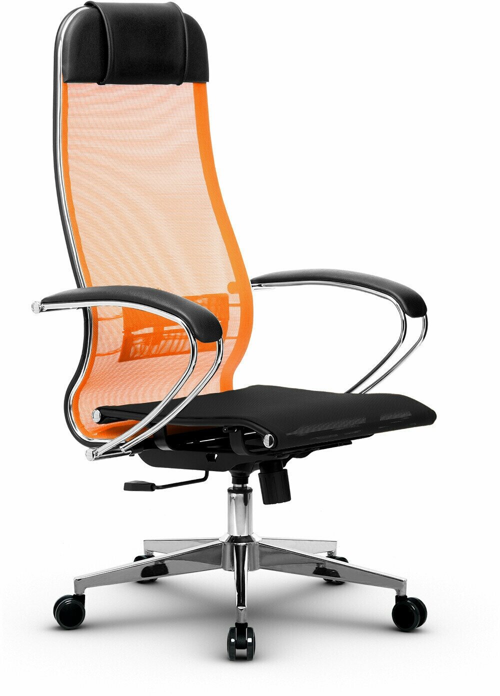 Компьютерное кресло МЕТТА-4(MPRU)/подл.131/осн.004 оранжевый