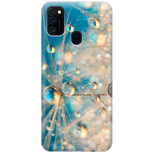 фото Re:pa накладка transparent для samsung galaxy m21 / m30s с принтом "одуванчик в капельках"