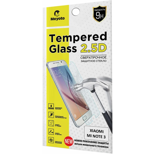 Защитное стекло Meyoto 2.5D Tempered Glass для Xiaomi Mi Note 3