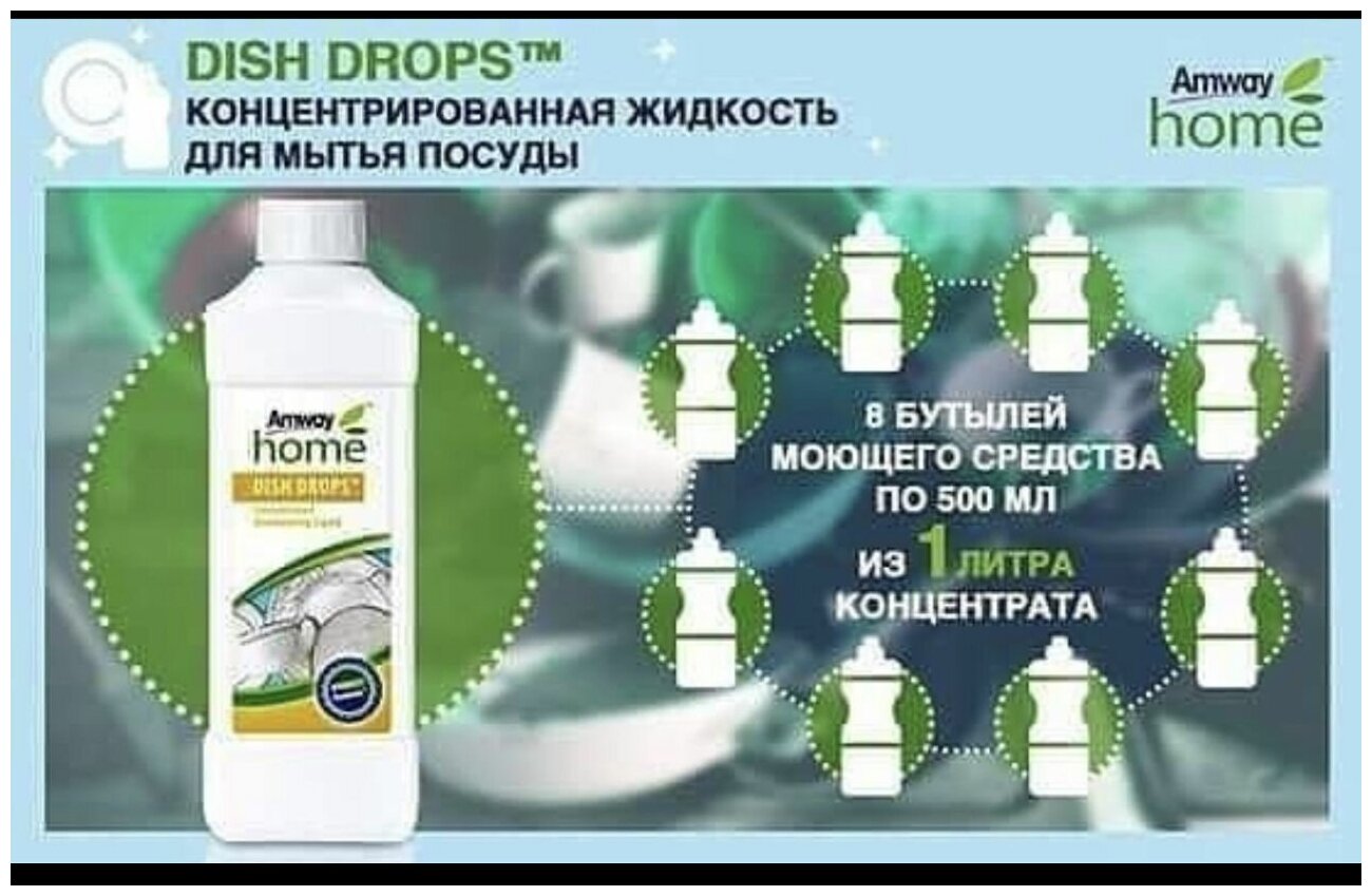 DISH DROPS™ Концентрированная жидкость для мытья посуды