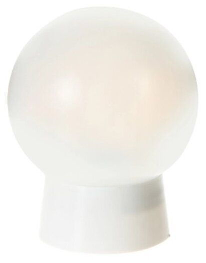 Светильник шар Е27 60 Вт пластик цвет белый 3 шт