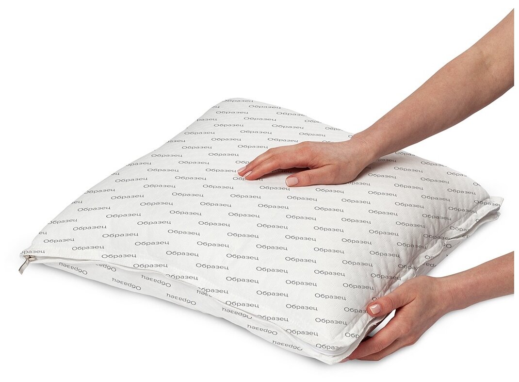Подушка-одеяло трансформер 2в1 Ambesonne "Простой орнамент", подушка 55x55 см, одеяло белое в развернутом виде 200x200 см - фотография № 7