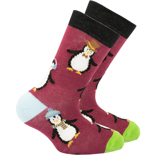 Носки Socks n Socks размер 1-5 US, черный, бордовый fashion 3d printing penguin cotton socks for women unisex casual high ankle penguin socks kawaii cute autumn spring cotton socks