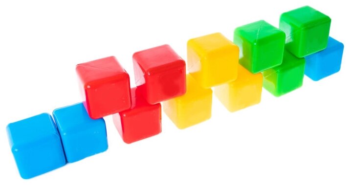 Набор кубиков Пластмастер, Первая математика - фото №8