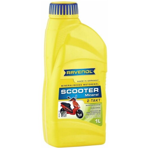 Масло Моторное Ravenol Scooter 2-Takt Mineral Минеральное 1 Л 4014835728813 Ravenol арт. 4014835728813