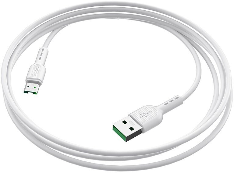 Кабель HOCO MicroUSB X33 Surge flash 4.0А TPE 1м (White)