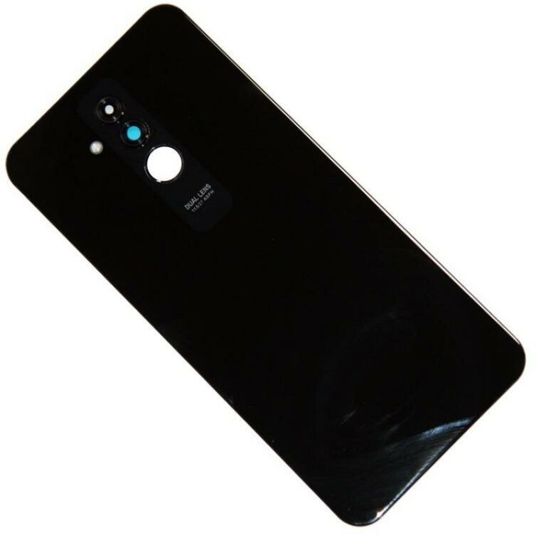 Задняя крышка для Huawei Mate 20 Lite (SNE-LX1) со стеклом камеры <черный> (OEM)