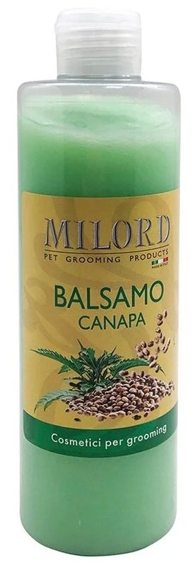 Бальзам для собак и кошек Milord Balsamo Canapa питательный с коноплей 300 мл (1 шт)