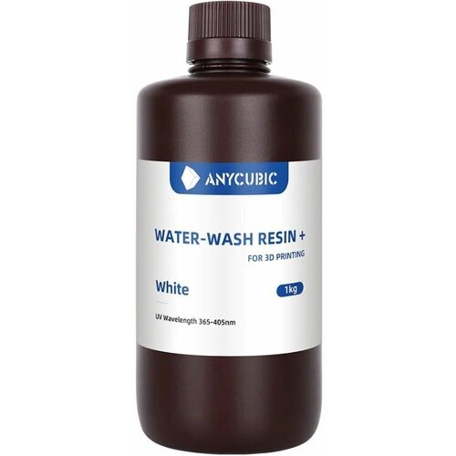 Фотополимерная водосмываемая смола Anycubic Water Wash Resin+ белая