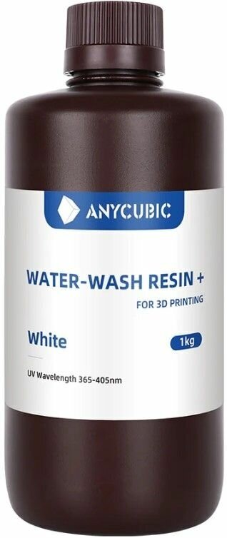 Фотополимер Anycubic Water-Wash Resin+ Белый 1 л