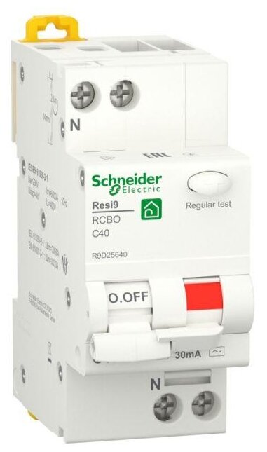     SCHNEIDER ELECTRIC Resi 9 1P+N 40  C 30  R9D25640