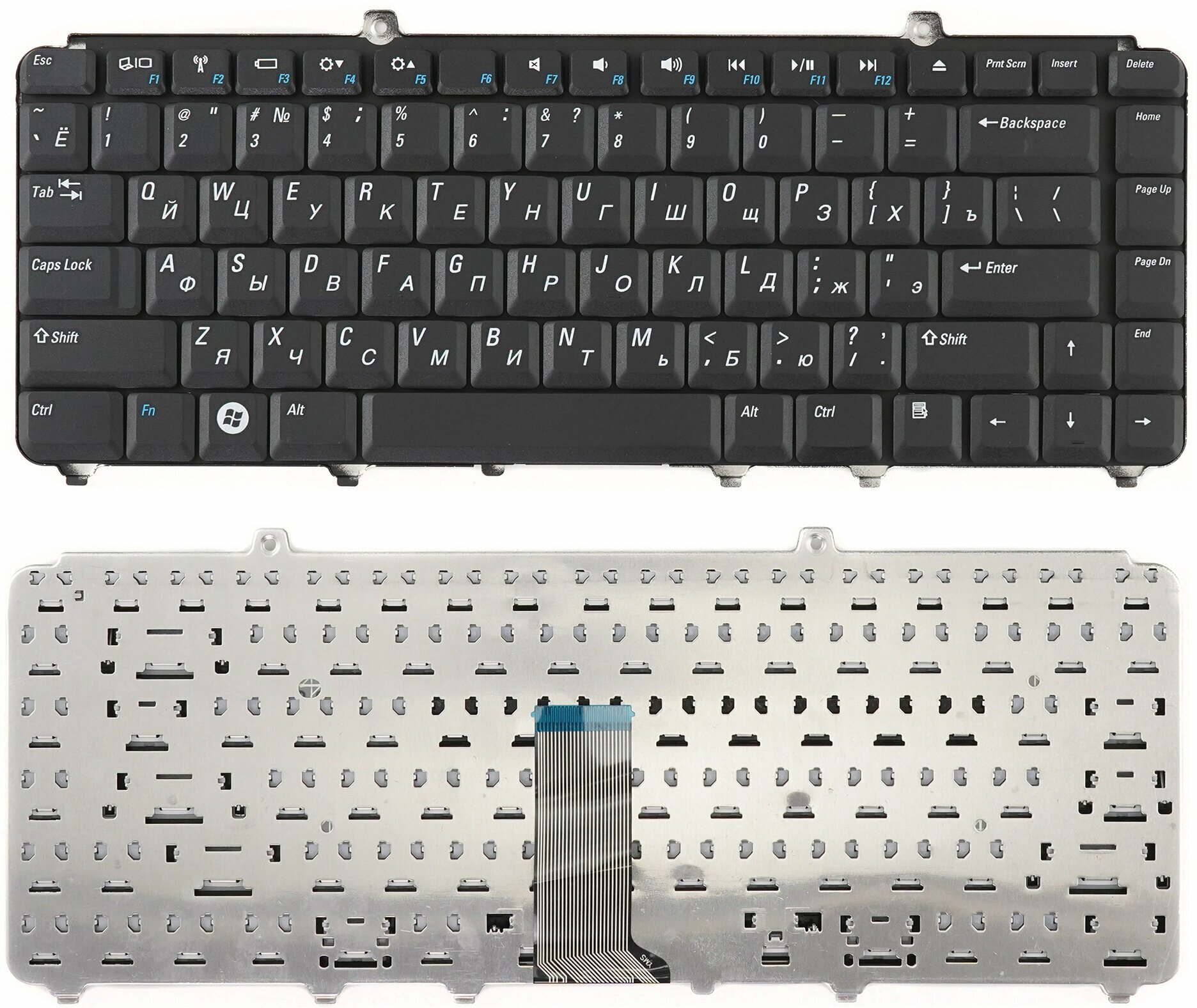 Клавиатура для ноутбука Dell Inspiron 1420 1520 1525 черная