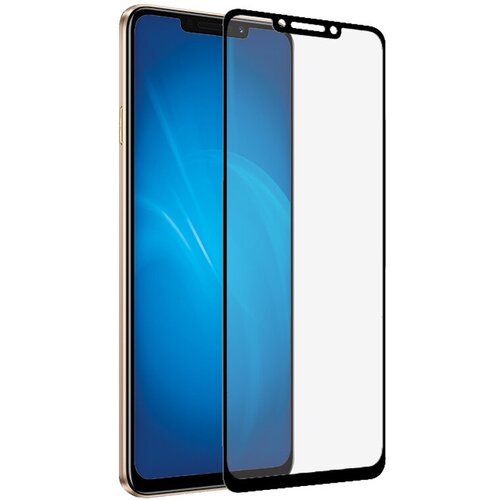 Закаленное стекло с цветной рамкой (fullscreen+fullglue) для Huawei Nova Y91/Enjoy 60X DF hwColor-145 (black)