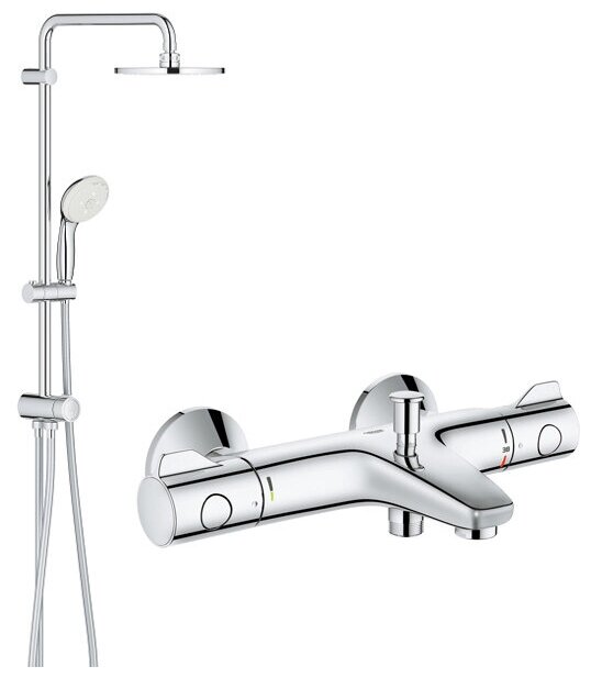 Душевая система с термостатом для ванны Grohe Grohtherm 800 34567389