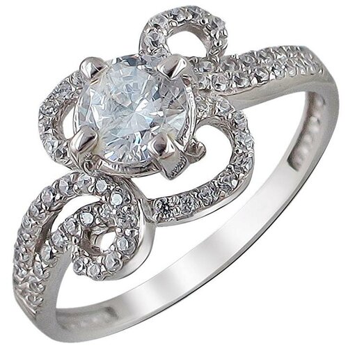 фото Эстет кольцо с 67 фианитами из серебра 01к1511441, размер 17.5