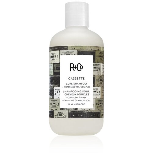 R+Co CASSETTE Shampoo Шампунь для вьющихся волос кассета, 251 мл увлажняющий шампунь воск для кудрявых волос elasti curl pure mild shampoo шампунь 200г