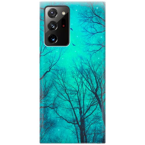 фото Re:pa накладка transparent для samsung galaxy note 20 ultra с принтом "голубое небо в ветках"