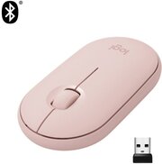 Мышь Logitech Pebble M350 Wireless Mouse Rose Pink (910-005717)