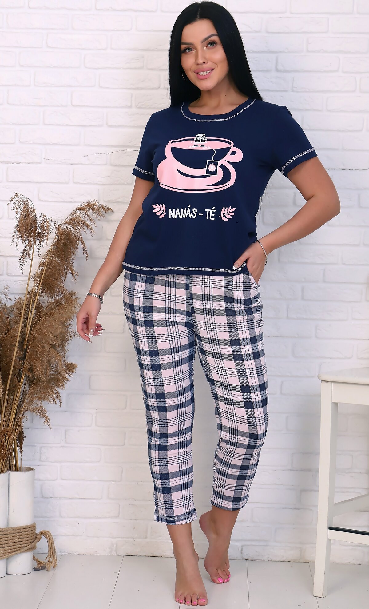 Комплект домашний женский / Пижама "Дарья", размер 44 - фотография № 3