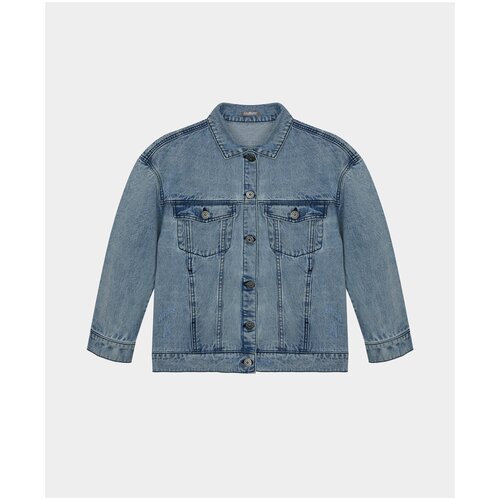 фото Куртка gulliver размер 140, голубой