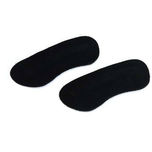 Пяткоудерживатель для обуви кожаный Anti-slip BLACK, 2 шт черные, BRAUS