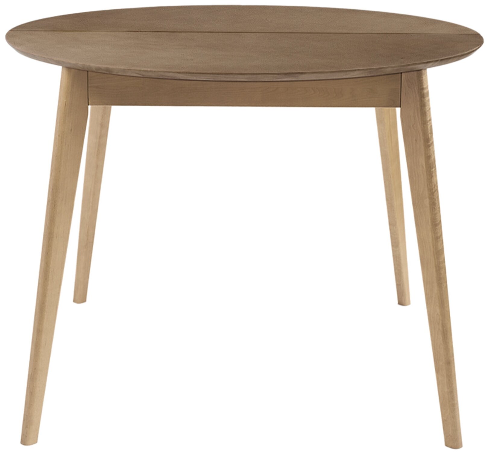 Стол обеденный Орион+ classic (100-130) см круглый, раздвижной, деревянный - Дуб золотой - фотография № 4
