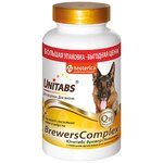 Кормовая добавка с витаминами для крупных собак Unitabs БреверсКомплекс с пивными дрожжами и коэнзимом Q10, 200 таб. - изображение