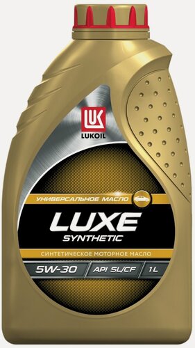 Изображение товара Масло моторное LUKOIL LUXE SYNTHETIC 5W-30, синтетическое, 1 л