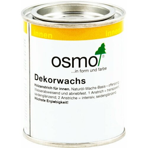 Масло для мебели и стен Osmo Dekorwachs Transparent 3143 коньяк 0.180 грамм