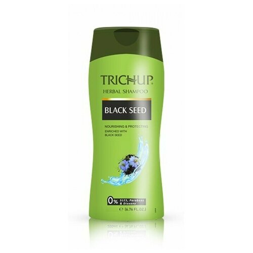 Шампунь Тричап с черным тмином (Trichup Herbal Black Seed Shampoo) для слабых и тусклых волос, 200 мл