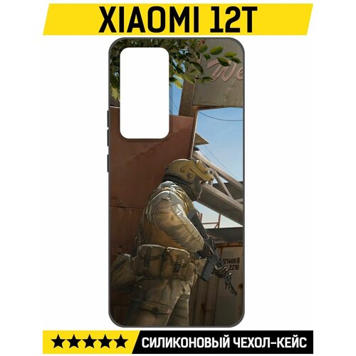 Чехол-накладка Krutoff Soft Case Cтандофф 2 (Standoff 2) - Rust для Xiaomi 12T черный