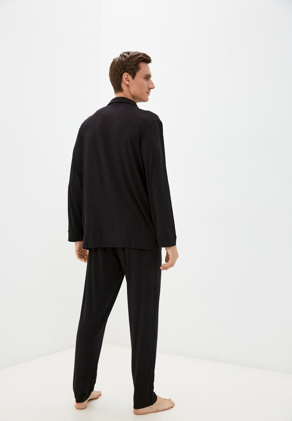Пижама мужская Sofi de Marko Адам, черная, XL - фотография № 9