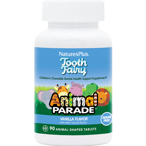 NaturesPlus Tooth Fairy® Animal Parade® (детский жевательный пробиотик для полости рта) 90 таб (NaturesPlus)