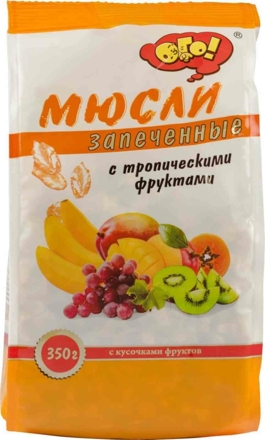 Мюсли Ого Запеченные с тропическими фруктами 350г Эверест - фото №5
