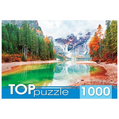 TOPpuzzle. Пазлы 1000 элементов. Италия. Озеро Брайес (ГИТП1000-2149 ) пазл 1000 элементов италия озеро брайес