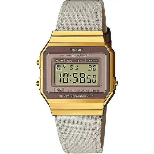 Наручные часы CASIO, бежевый, коричневый