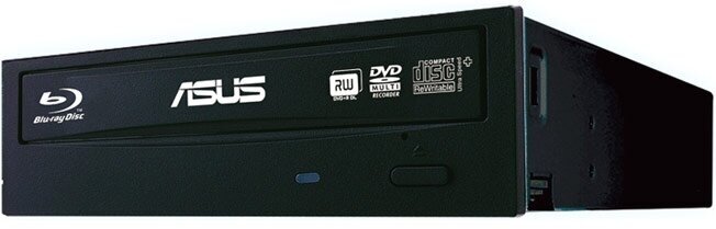 Привод Blu-Ray ASUS BC-12D2HT, внутренний, SATA, черный, OEM