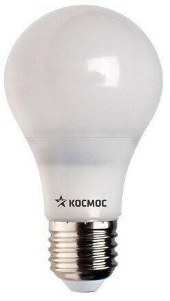 Светодиодная LED лампа Космос ЛОН A60 E27 15W (1300lm) 3000K 2K матов. 108x60 Экономик LkecLED15wA60E2730